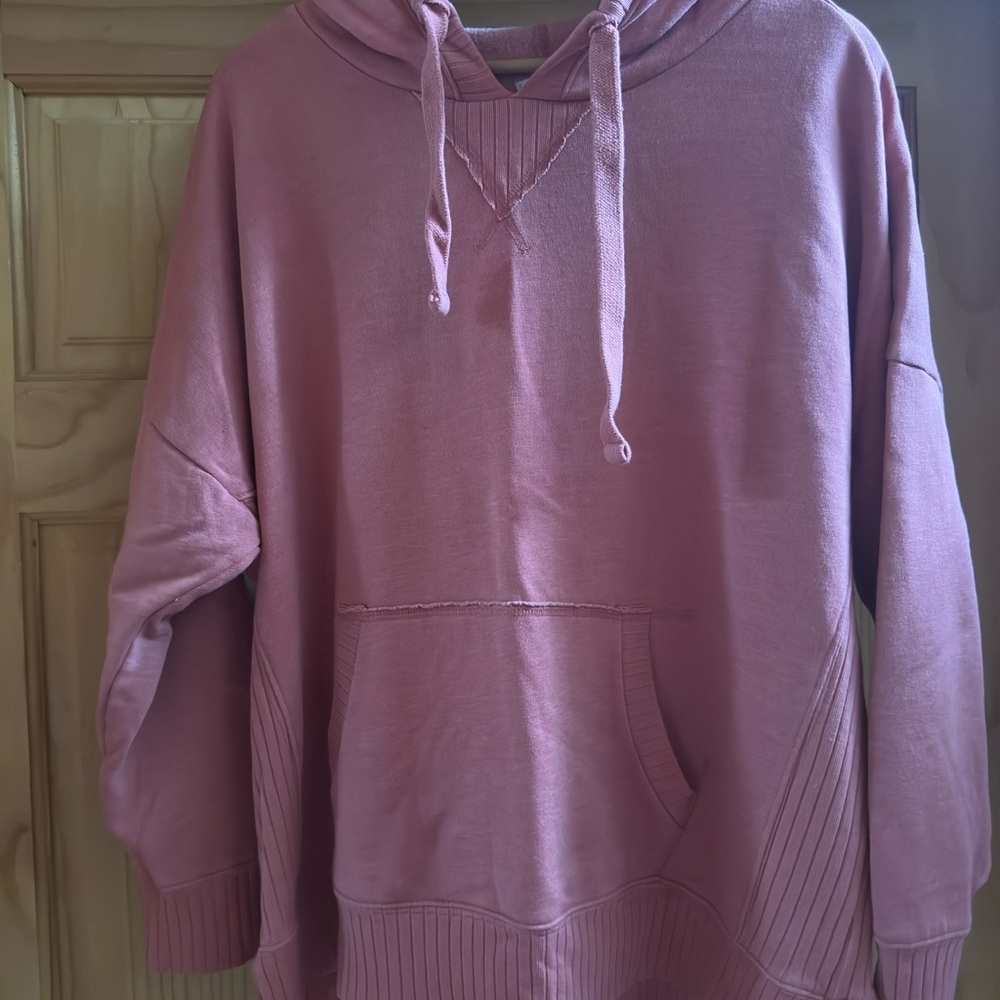 Maurices Dusty Rose Hoodie Sweatshirt